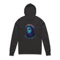 Dia de los Muertos Unisex Hooded Long Sleeve Tee, Casual Halloween Apparel, Gift for Day of the Dead, Festival Clothing, Gothic Style Hoodie