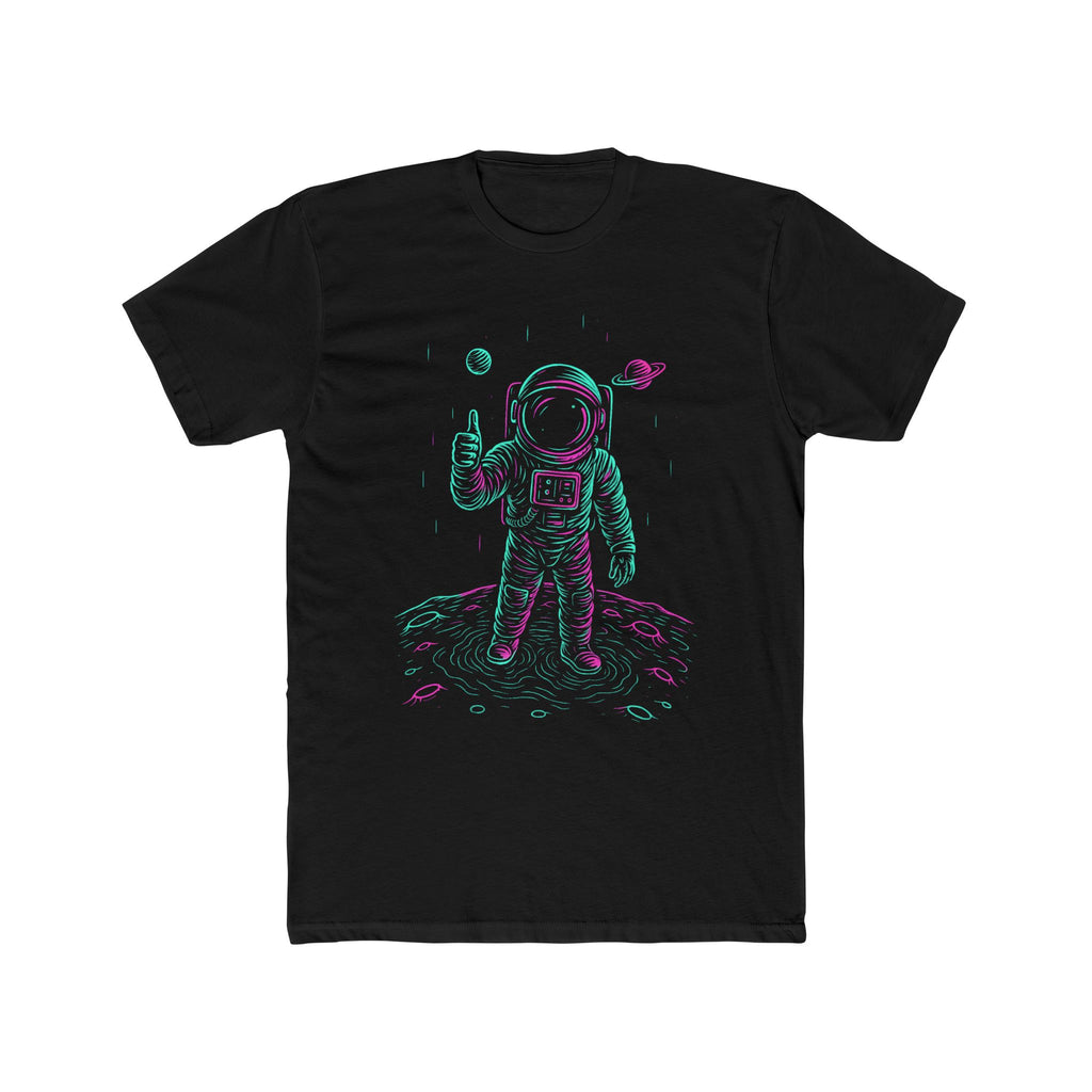 Status update, Astronaut — Retro Space Explorer Graphic Tee