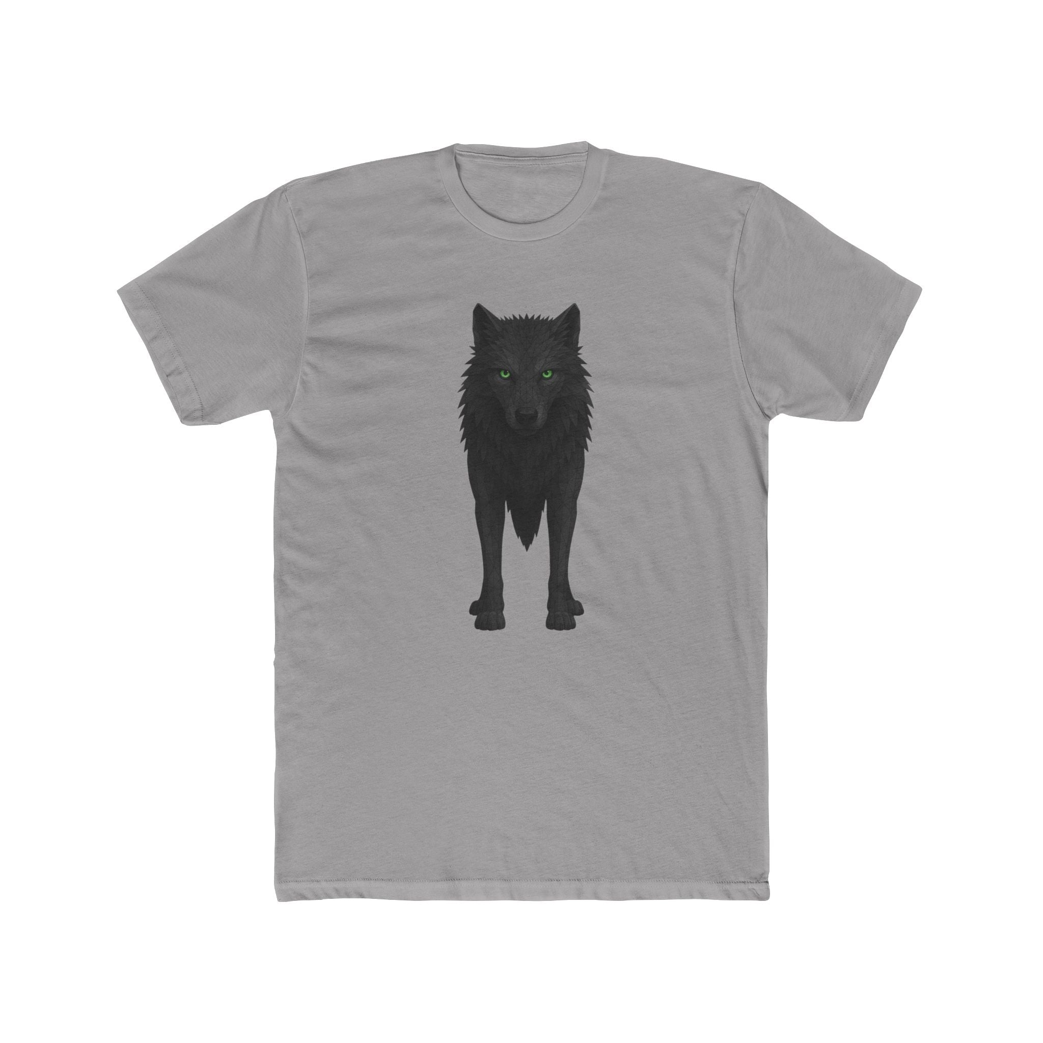 Wolf Silhouette Tee — Minimal Black Wolf Graphic T-Shirt