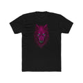 Neon Purple Wolf Head Tee | Mystic Wolf Graphic Shirt