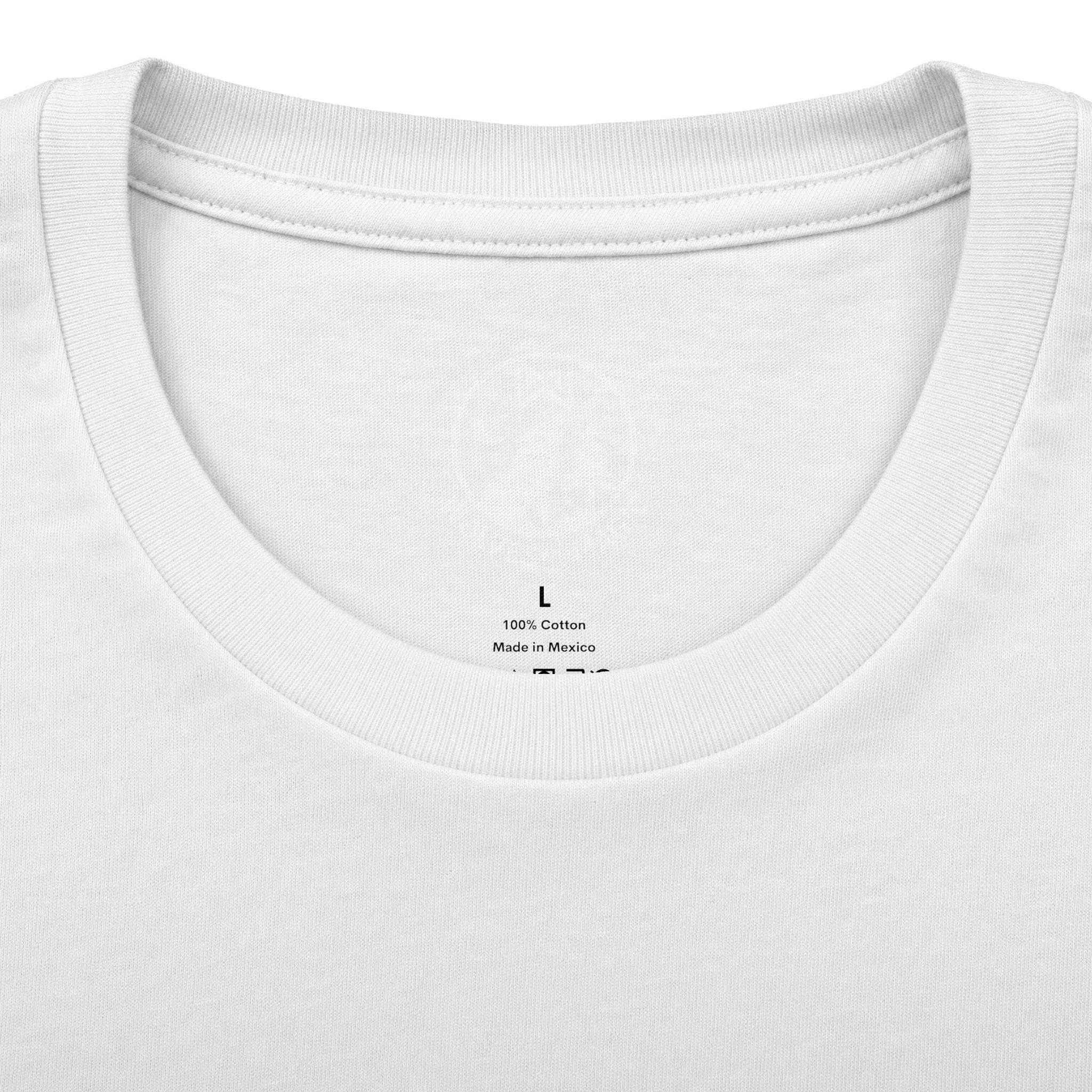 Crew Tee — smile garage green and orange neon