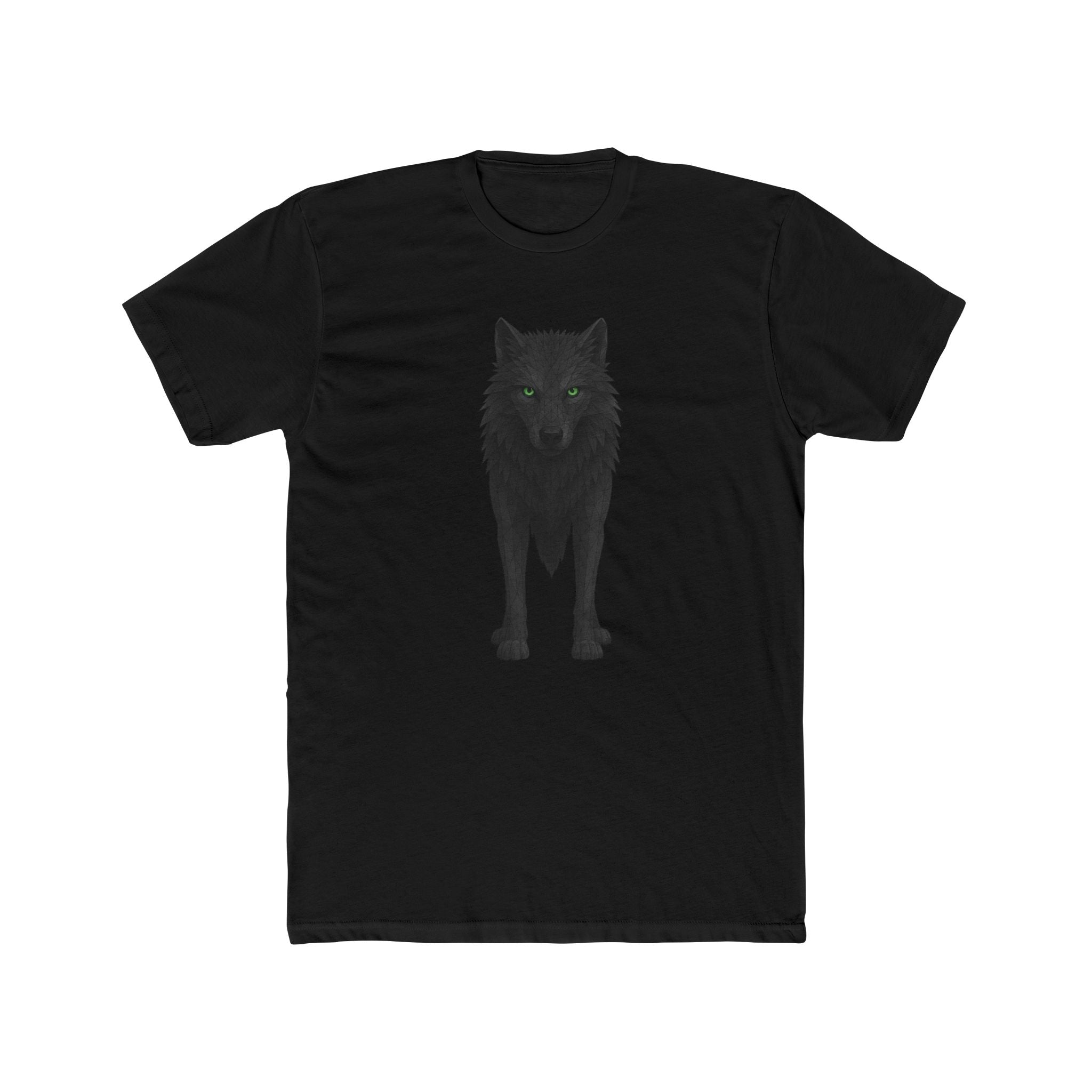 Wolf Silhouette Tee — Minimal Black Wolf Graphic T-Shirt