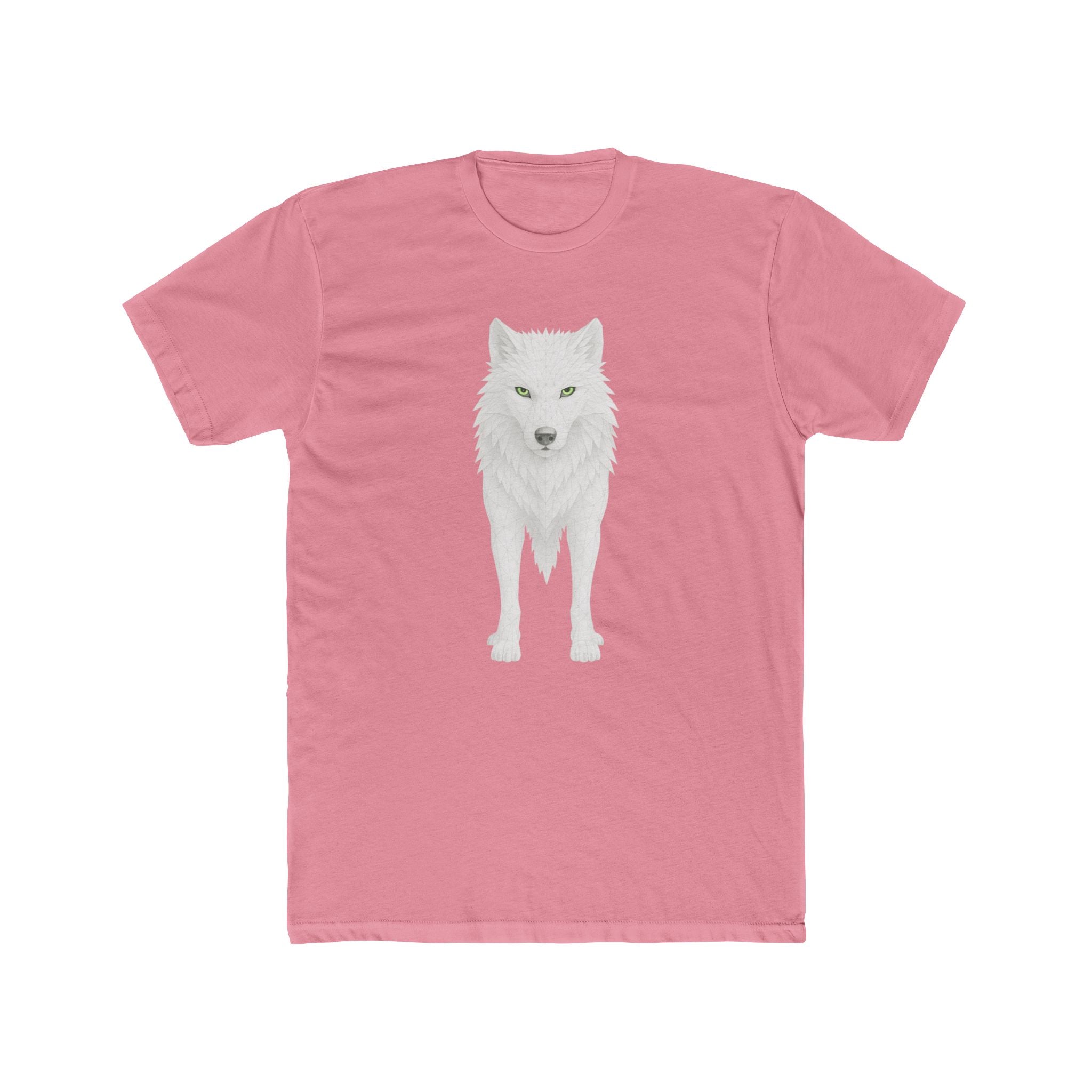 Lone Wolf Graphic Tee — Minimalist White Wolf Shirt