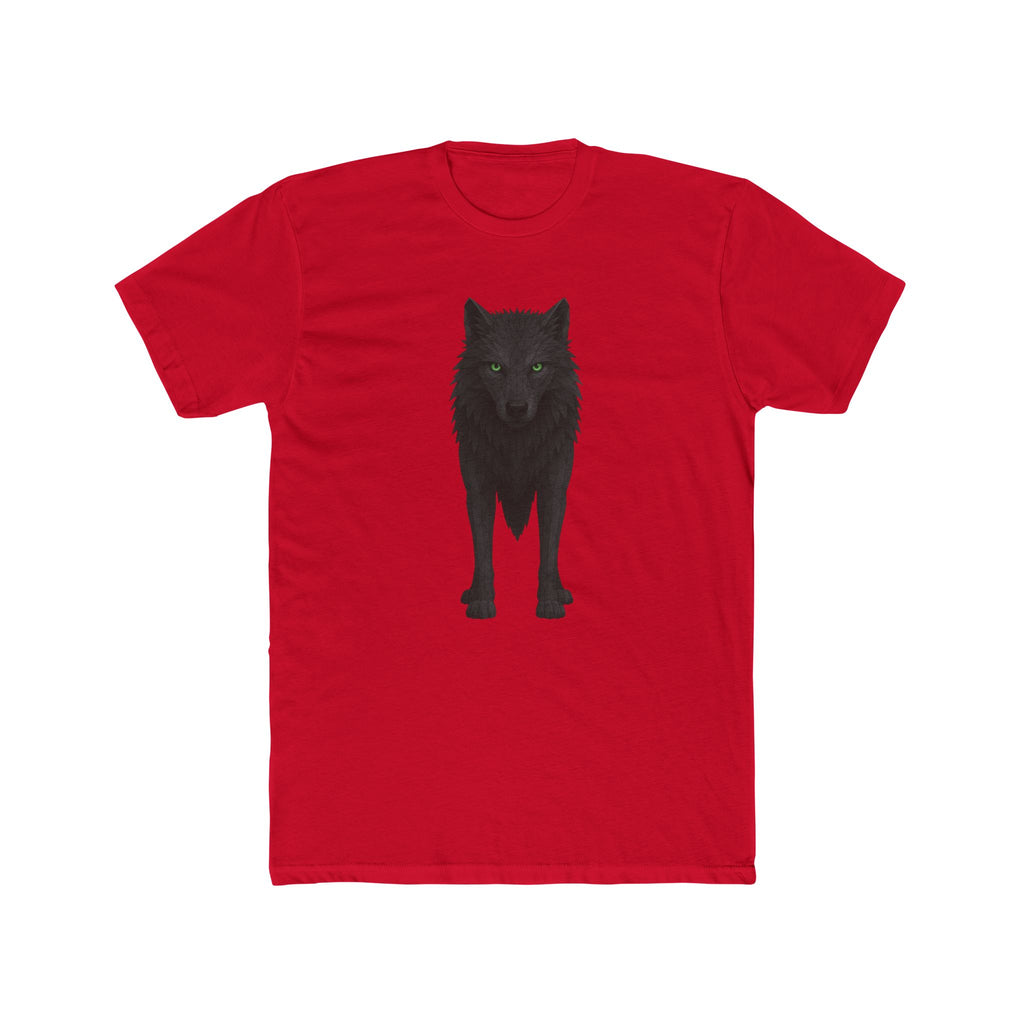 Wolf Silhouette Tee — Minimal Black Wolf Graphic T-Shirt