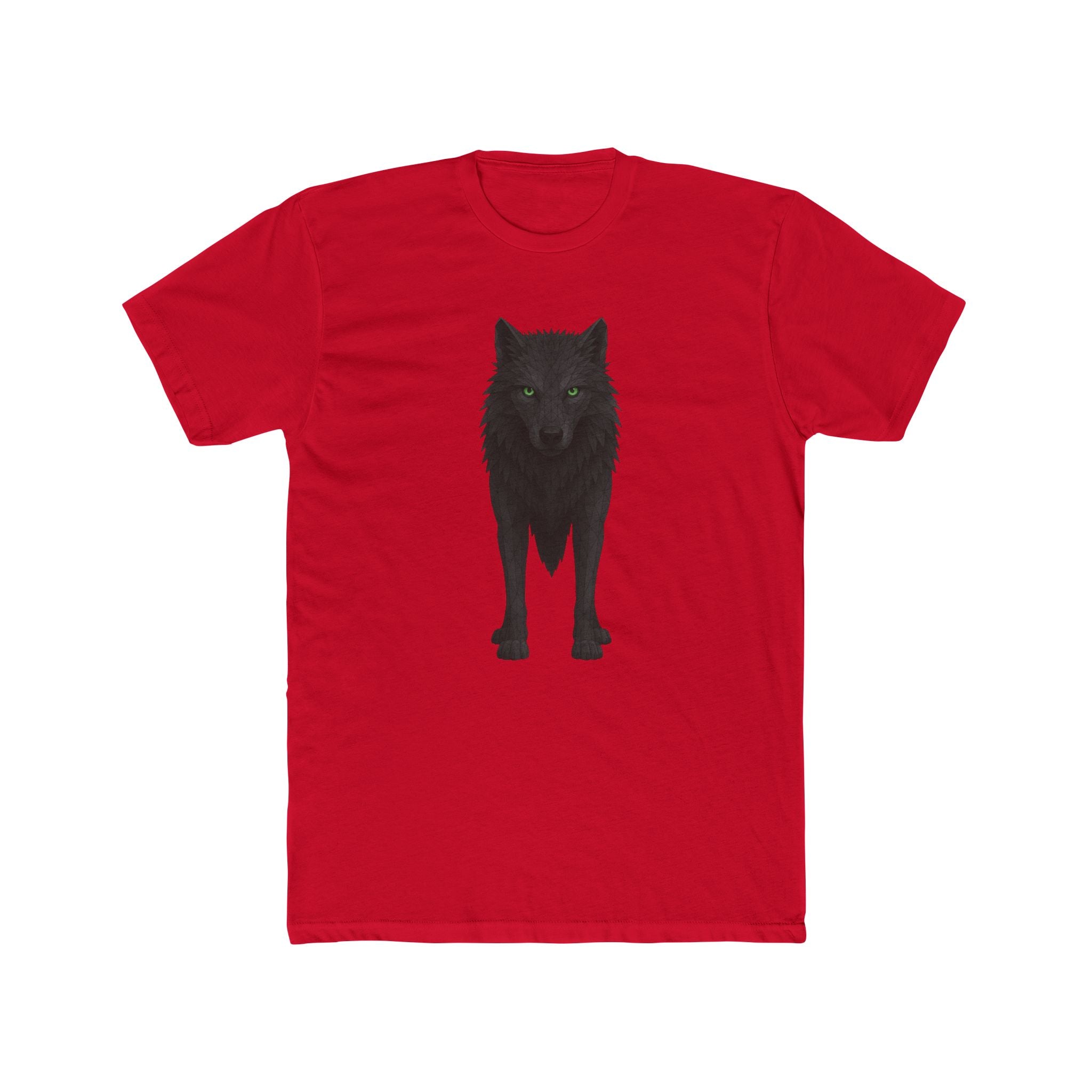 Wolf Silhouette Tee — Minimal Black Wolf Graphic T-Shirt