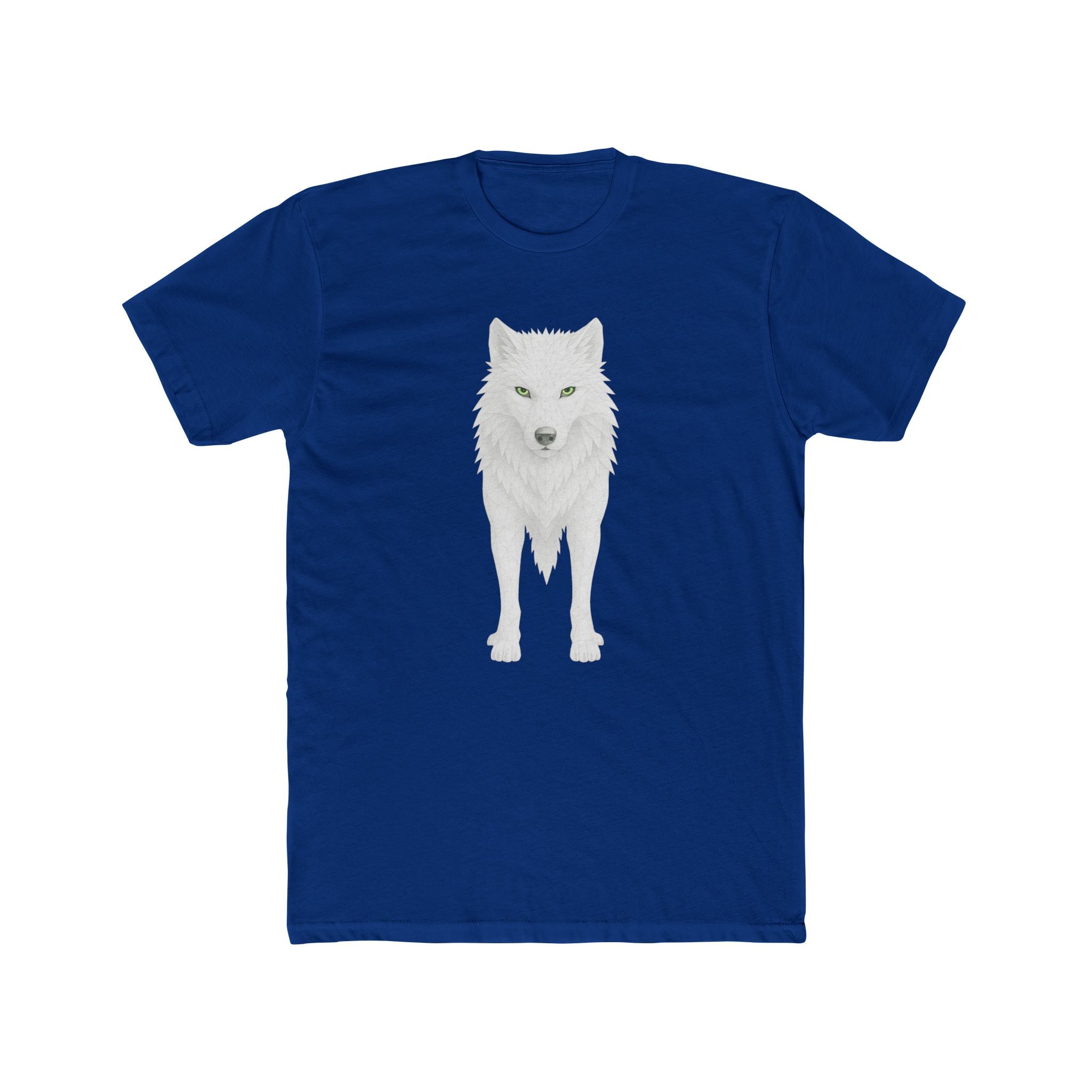 Lone Wolf Graphic Tee — Minimalist White Wolf Shirt