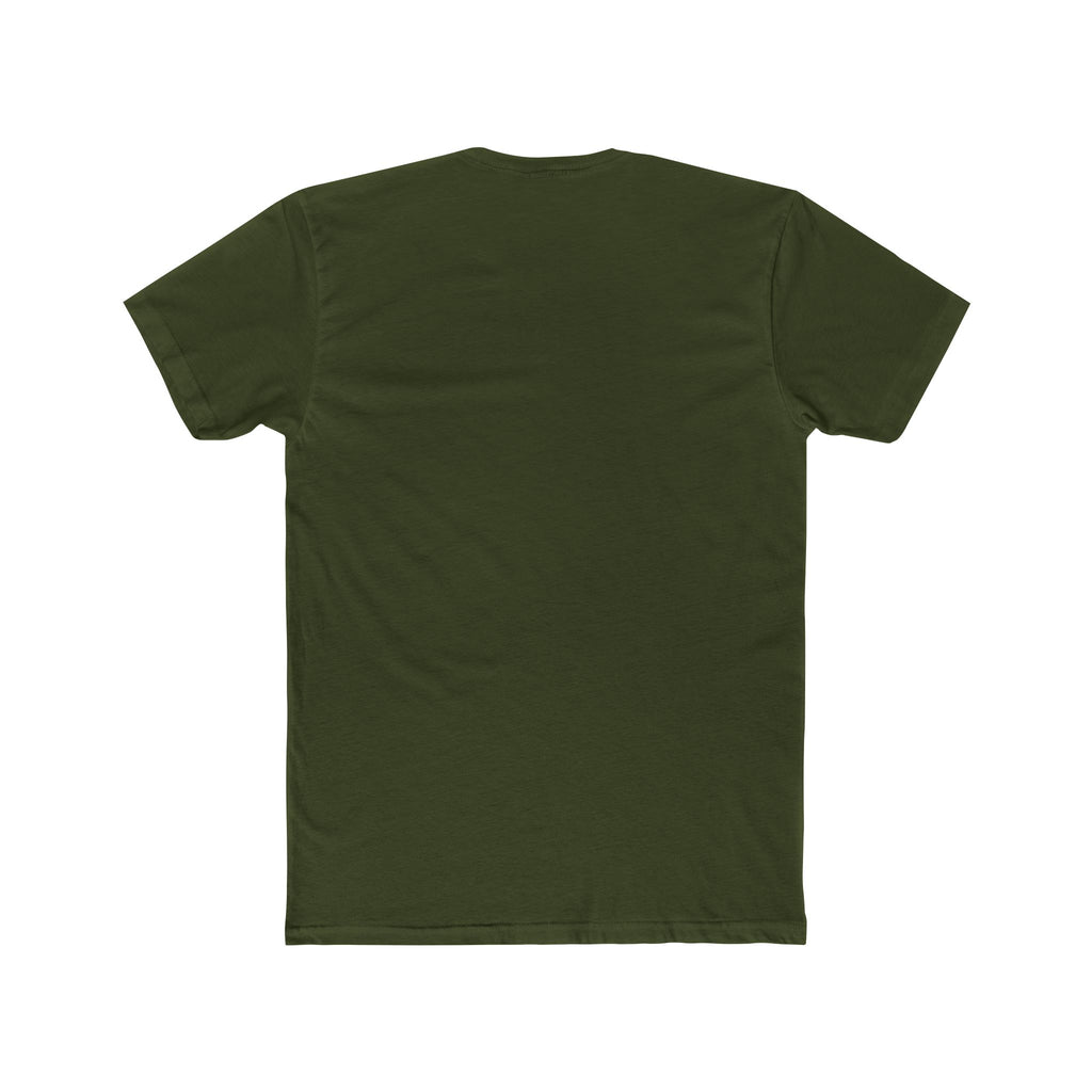 Crew Tee — smile garage green and orange neon