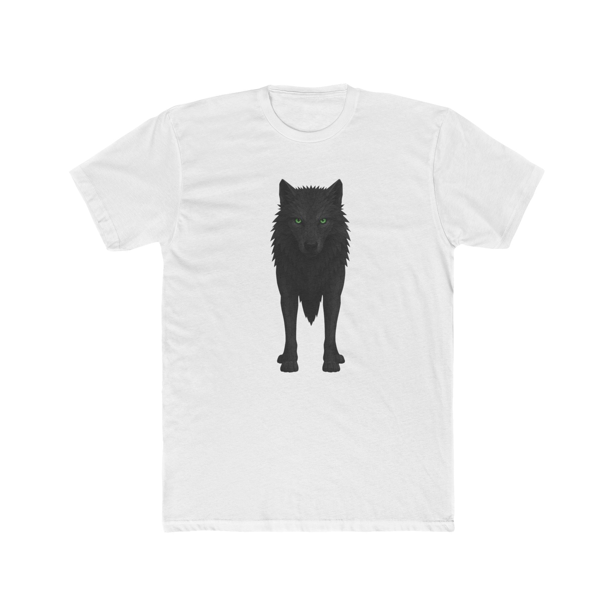 Wolf Silhouette Tee — Minimal Black Wolf Graphic T-Shirt