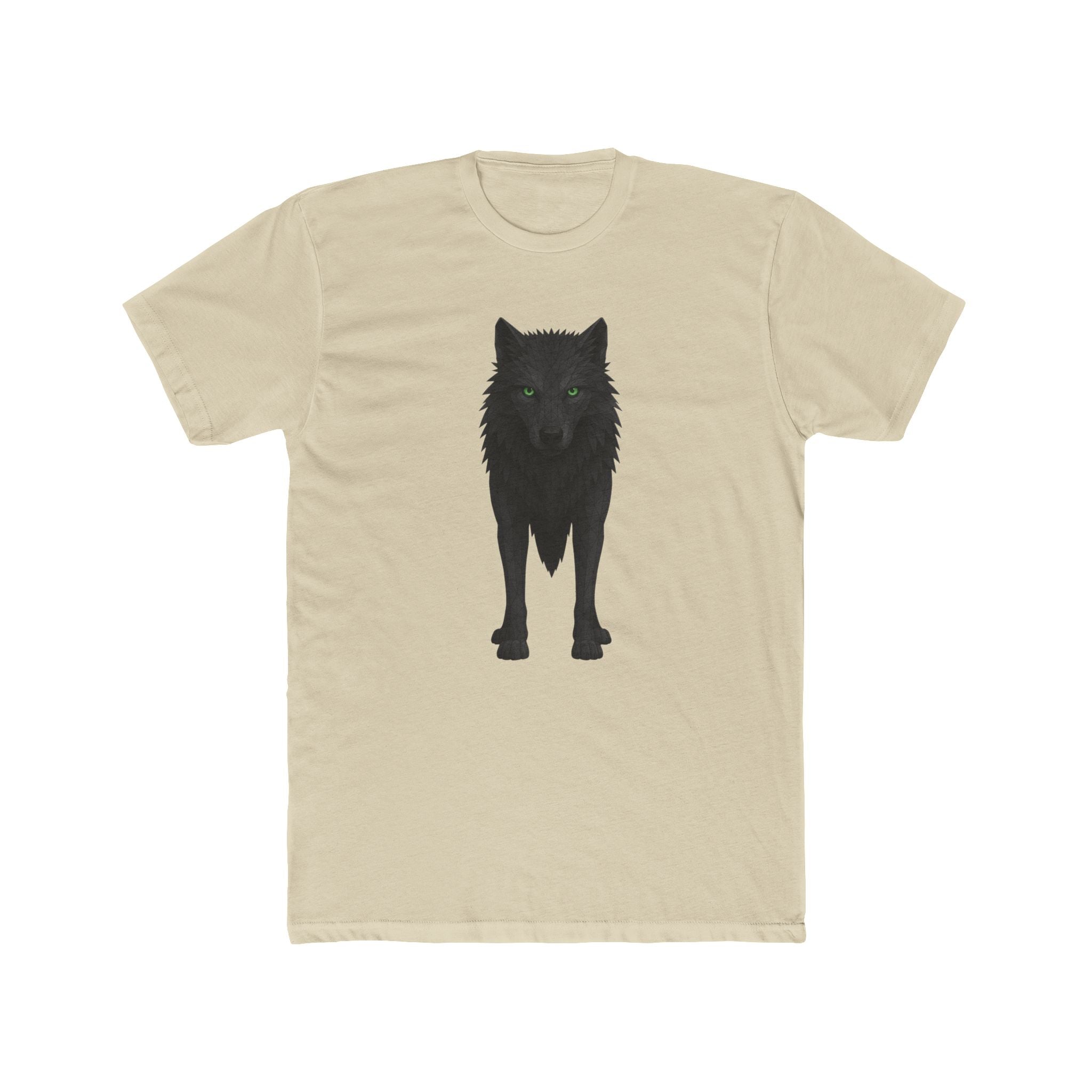 Wolf Silhouette Tee — Minimal Black Wolf Graphic T-Shirt