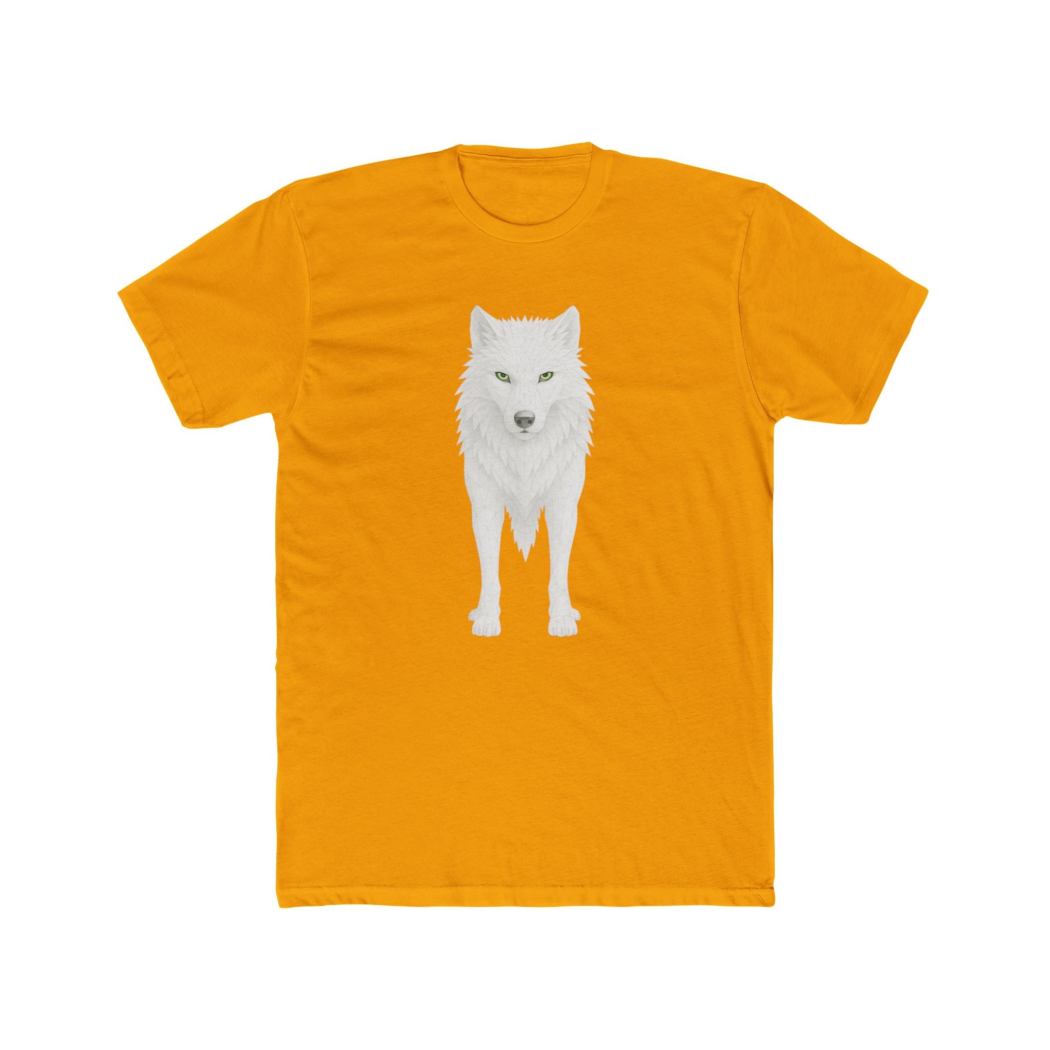 Lone Wolf Graphic Tee — Minimalist White Wolf Shirt