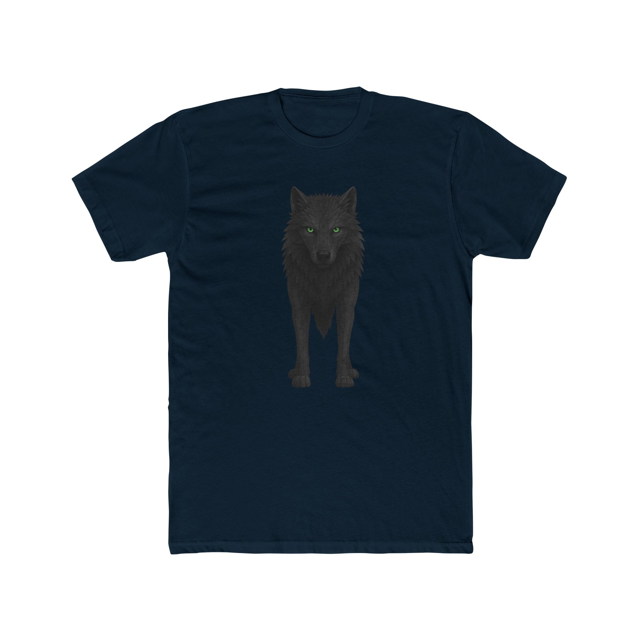 Wolf Silhouette Tee — Minimal Black Wolf Graphic T-Shirt