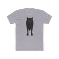 Wolf Silhouette Tee — Minimal Black Wolf Graphic T-Shirt