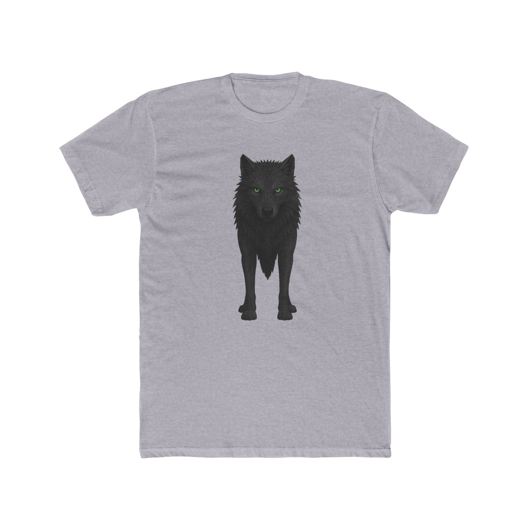 Wolf Silhouette Tee — Minimal Black Wolf Graphic T-Shirt